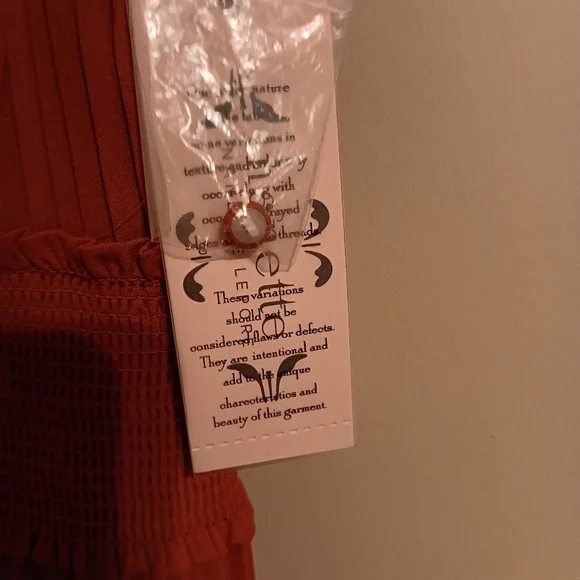 Nanette‎ Lepore Pumpkin Spice Pleated Chiffon Dress Sleeveless Smocked Waisted - Picture 7 of 12